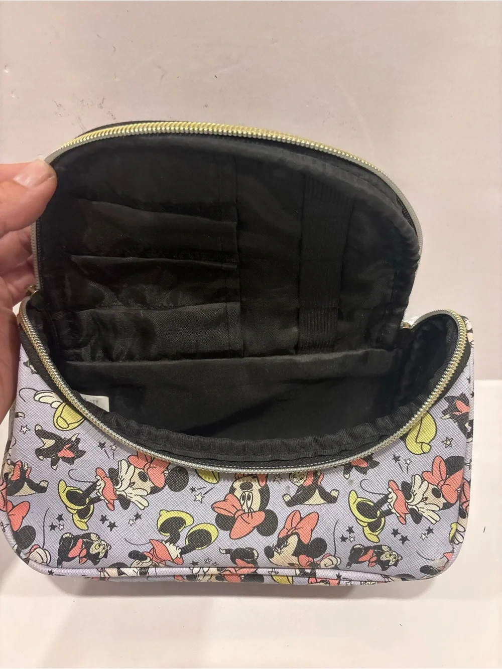 So Sweet! Minnie Print Purple handheld  Bag